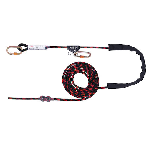 JSP Adjustable Work Positioning Lanyard and Karabiners (5038428341738)
